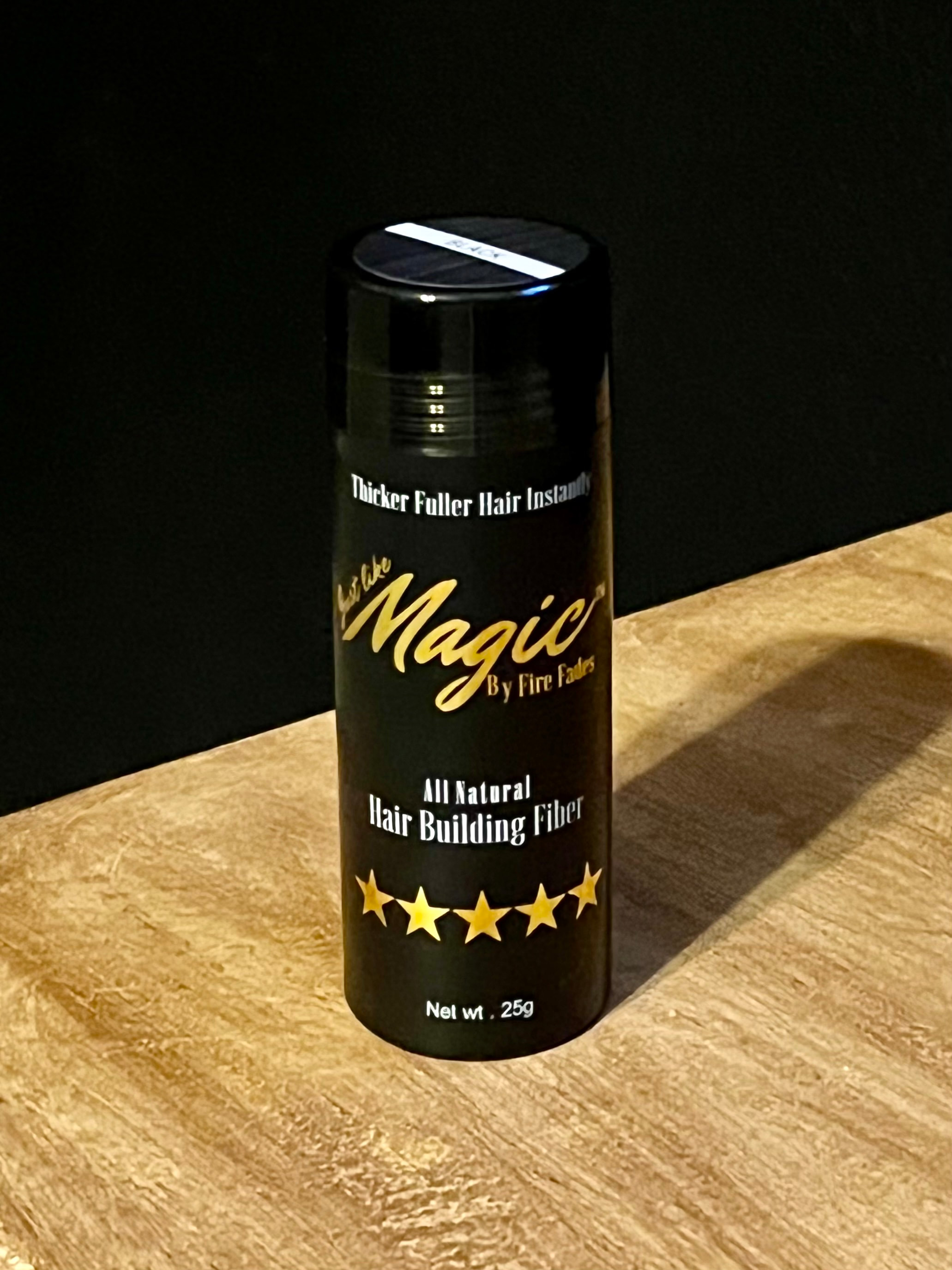 Just Like Magic Hair Building Fiber 25g. Bottle. | Fire Fades Hair Lab LLC